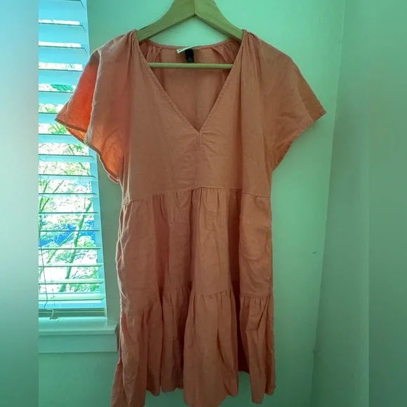 EUC 2 Dresses- Universal Thread Flutter Short Sleeve Mini Skater Dress XS - Picture 10 of 10